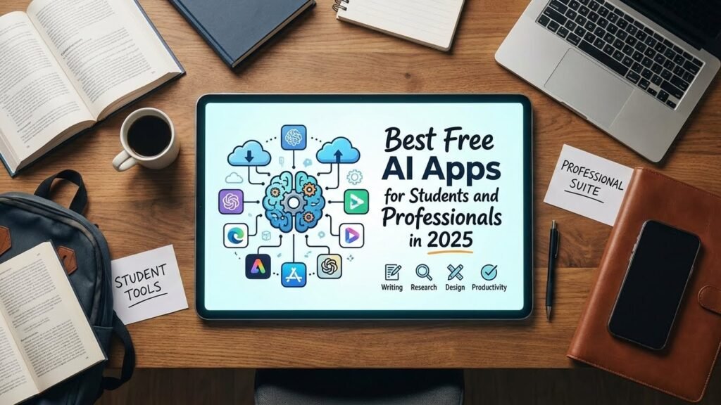 Free AI apps for students and professionals to improve productivity in 2025