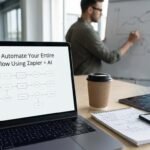 Zapier automation workflow using AI to automate daily tasks and save time